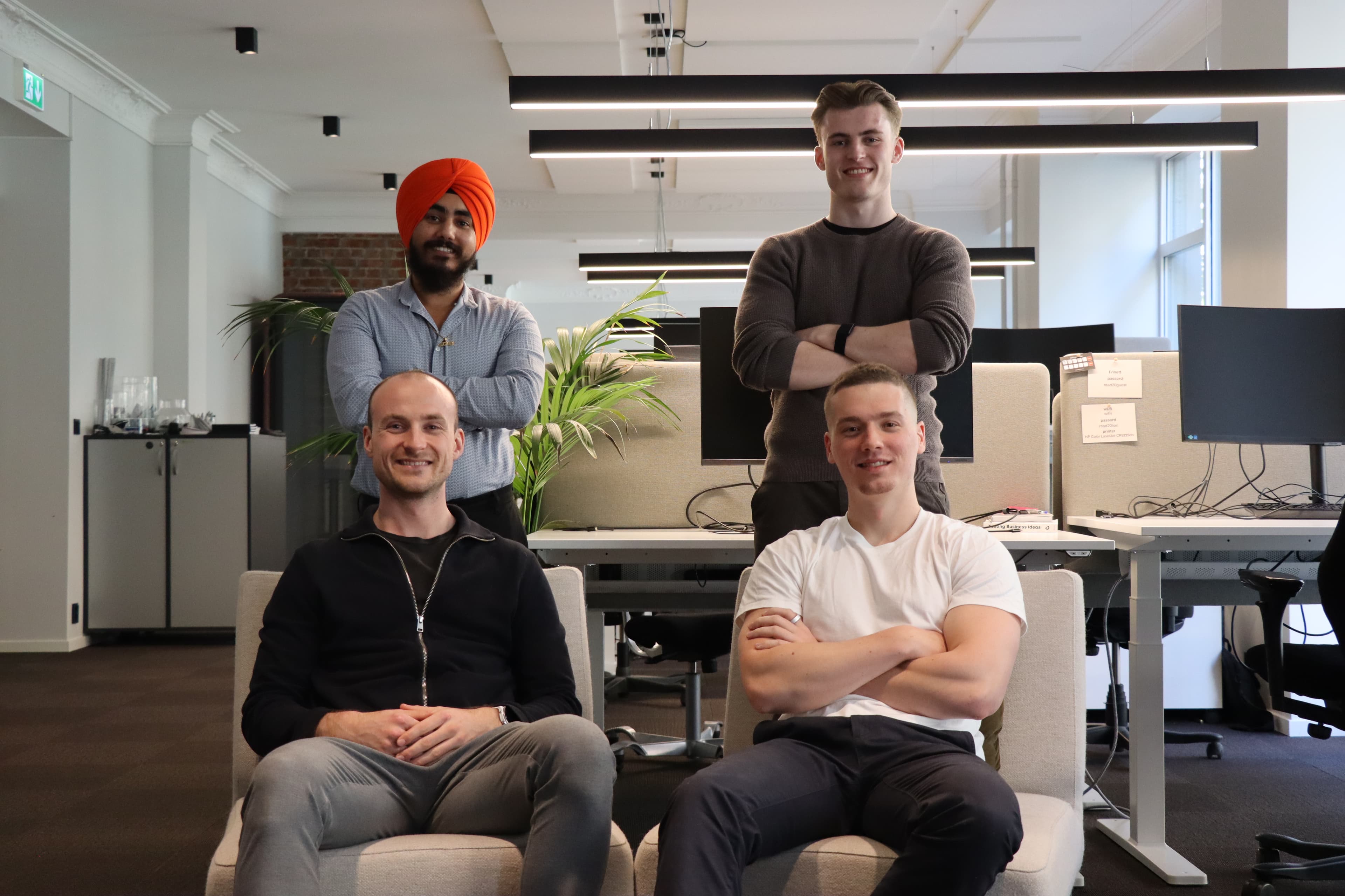 The VEKZT team together at the office